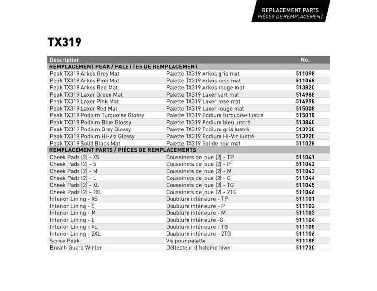 CKX TX319 Off-Road Helmet Laxer - Without Goggle