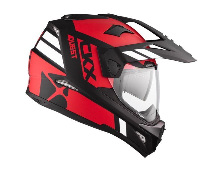 CKX Quest RSV dual sports Helmet, Summer Flash - Without Goggle