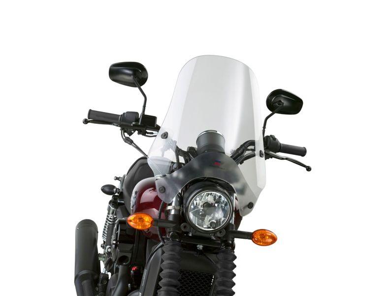 National Cycle Street Shield Windshield - QuickSet Fits Honda, Fits KTM, Fits Suzuki, Fits Triumph, Fits Ducati
